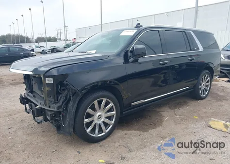 2021 Cadillac Escalade Esv 2Wd Premium Luxury Platinum z USA, uszkodzony, nr VIN 1GYS3MKL8MR264061